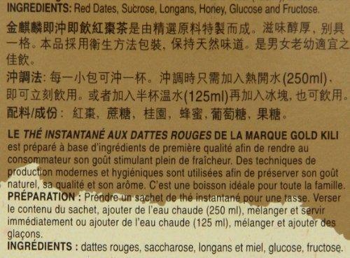 Gold Kili Honey Longan with Red Date instant Tea, 10 -Count - Mighty Depot