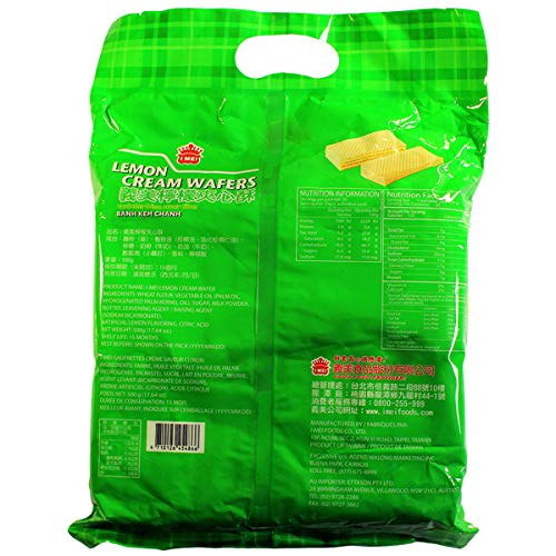 I MEI CREAM WAFER PACK LEMON - Mighty Depot