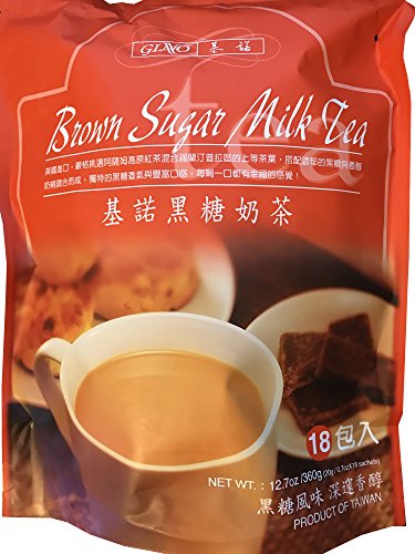 Brown Sugar Milk Tea Mix - 18 Packets - Mighty Depot