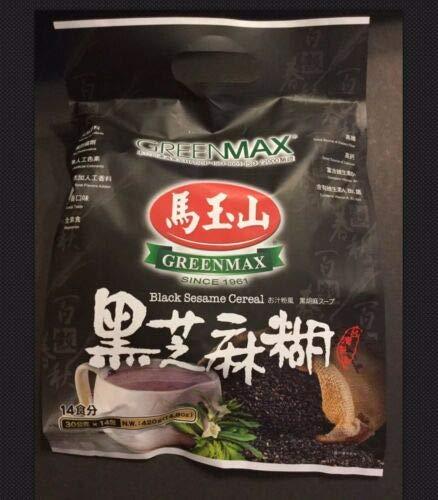 greenmax black sesame cereal (16 sachets) - 16.9oz - Mighty Depot