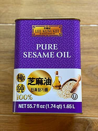Pure Sesame Oil | 55.7 fl oz | 1.65 L - Mighty Depot