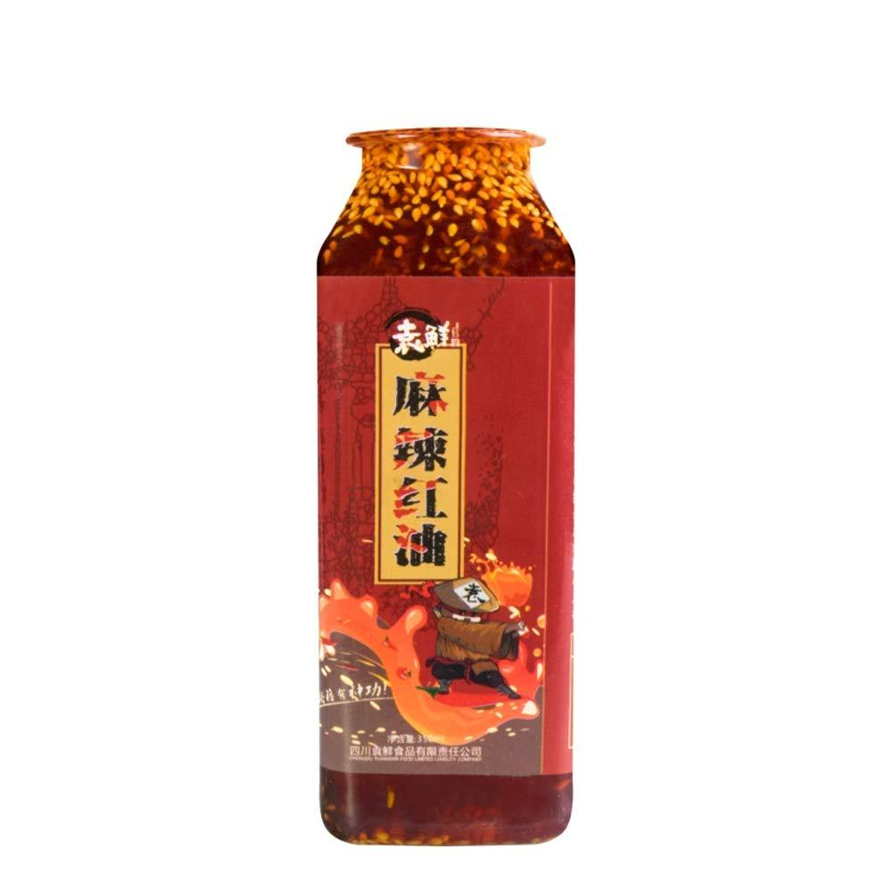 【iBuy-us.com】袁鲜 麻辣红油 3瓶装 Hot Chili Oil/Sauce for All Kinds of Food (350ml*3 Bottles) - Mighty Depot
