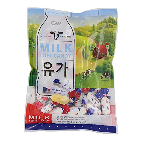 Cheongwoo, Milk Soft Candy, 14.11 Ounce - Mighty Depot