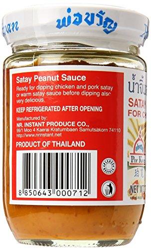 Por Kwan - Satay Peanut Sauce (Net Wt. 7 Oz.) - Mighty Depot