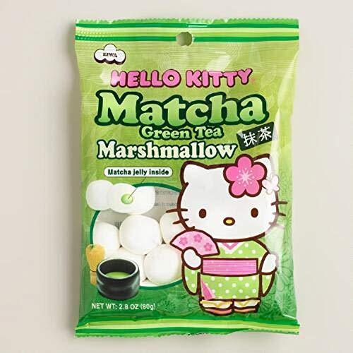 Hello Kitty Matcha Marshmallows 2.8 oz each (2 Items Per Order) - Mighty Depot