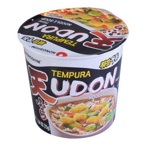 (Pack of 6) Nongshim Tempura Udon Cup Noodle Soup 2.64 OZ - Mighty Depot