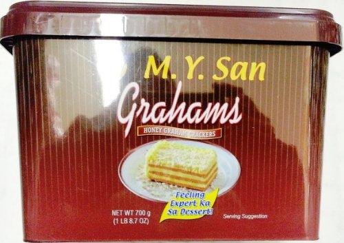 M.Y San Grahams (Honey Graham Crackers) 700g (2 Pack) - Mighty Depot
