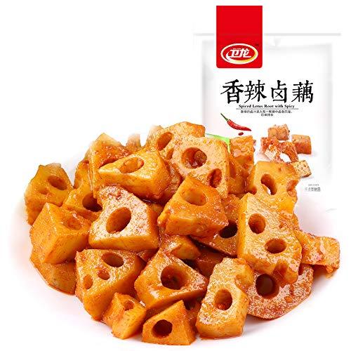 卫龙卤藕藕片藕丁香辣味180g 卤味特产休闲小吃独立小包装零食品 - Mighty Depot