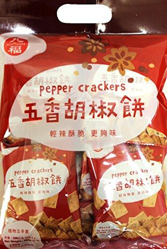 五香胡椒饼 Nice Choice Cho Fu crispy Pepper Crackers 7 oz (pack of 2) - Mighty Depot