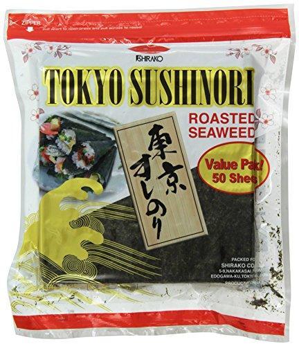 Shirako Tokyo Sushi Nori, 50 Count - Mighty Depot