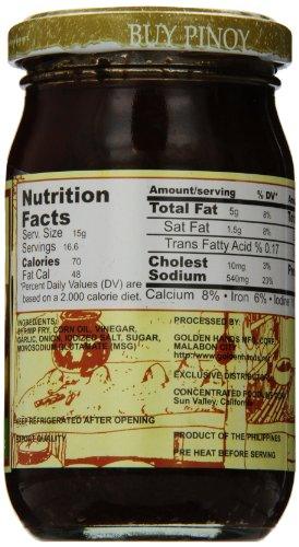 Kamayan Sauteed Shrimp Paste, Regular, 8.8 Ounce - Mighty Depot