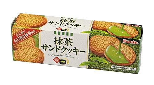 Furuta Green Tea Cookie (绿茶夹心饼干 3oz) (1 pack) - Mighty Depot