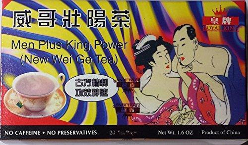5 BOXES ROYAL KING Men plus king power tea (20 tea bags EACH BOX) - Mighty Depot