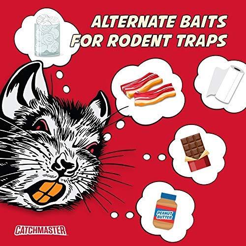 Catchmaster 605R Snapper Easy Set Mouse Trap, 2Pk, Black - Mighty Depot