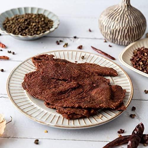 Old Country Jerky - Black Pepper Beef Jerky - 2.8oz - Authentic Taiwanese Recipe Made With Angus Beef (1 Pack) - Mighty Depot