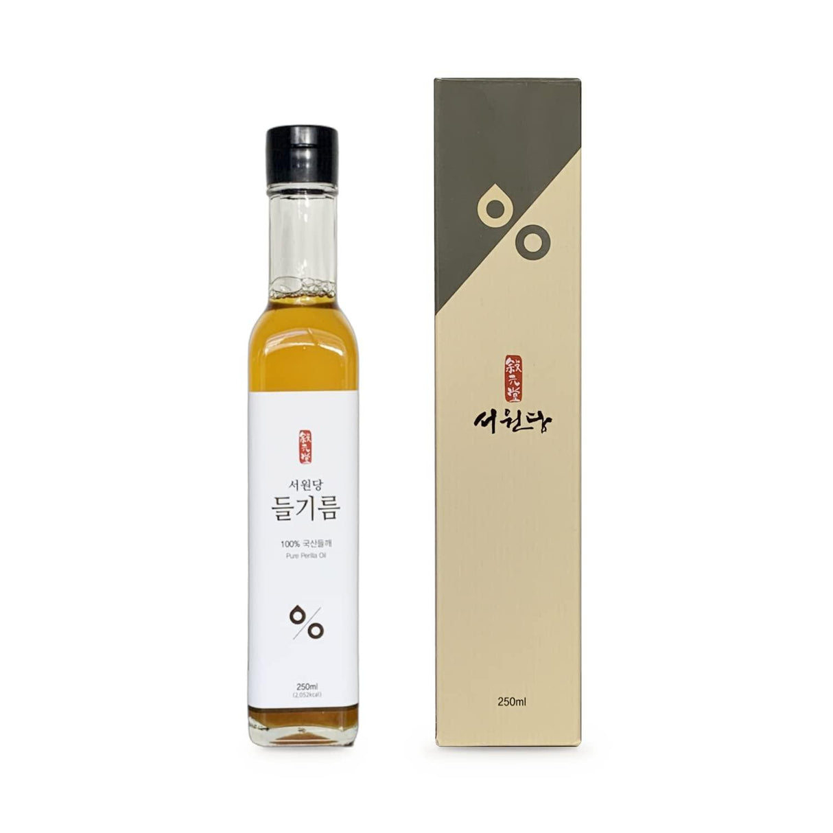 Gangwon, Seowondang fresh sesame oil 250ml, low-temperature compressed - Mighty Depot