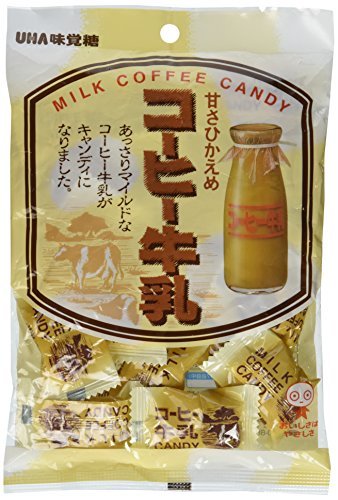 Uha - Milk Coffee Candy (Net Wt. 3.8 Oz.) by Uha Mikakuto Co. Japan