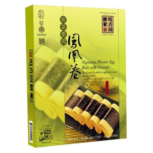 Choi Heong Yuen Vegetarian Phoenix Rolls W/seaweed 150g Box - Mighty Depot