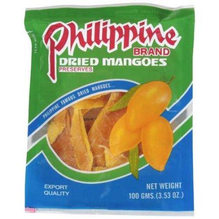 Philippine Brand Dried Mangoes, 3.53-Ounce Bags (3 Packs) - Mighty Depot