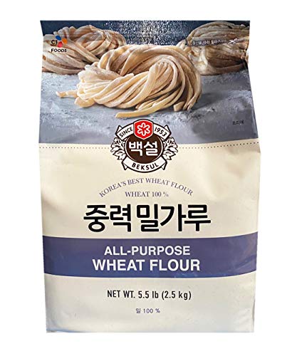 Beksul Korea's Best 100% Wheat All-Purpose Flour 백설 중력분 (5.5 lb) - Mighty Depot