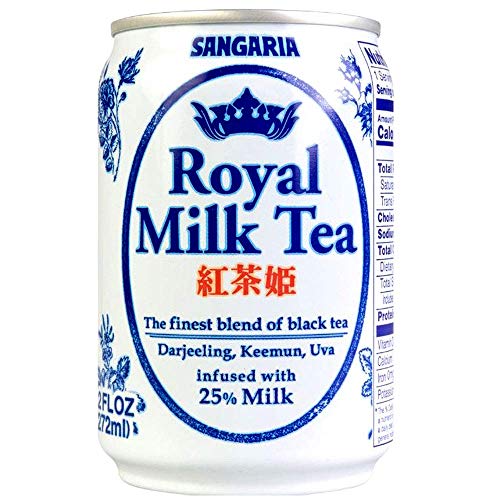 Japanese Sangaria Rich and Creamy Royal Milk Tea Can 9.2 fl oz (6 Pack) - Mighty Depot