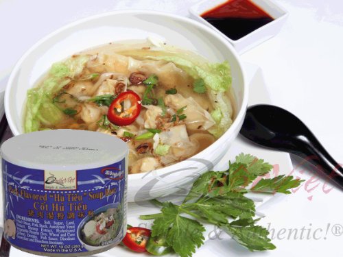Quoc Viet Foods - Pork Flavored "Hu Tieu" Soup Base 10oz Cot Hu Tieu Brand - Mighty Depot