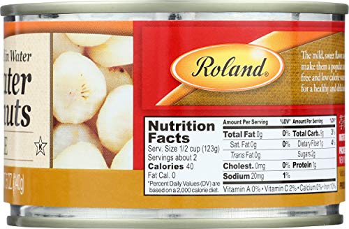 Roland Whole Water Chestnuts, Peeled, 8 oz - Mighty Depot