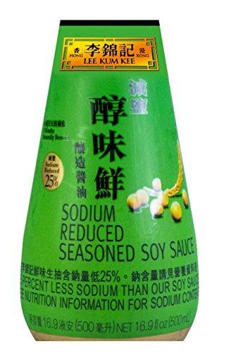 LeeKumKee Sodium Reduced Seasoned Soy Sauce - Mighty Depot