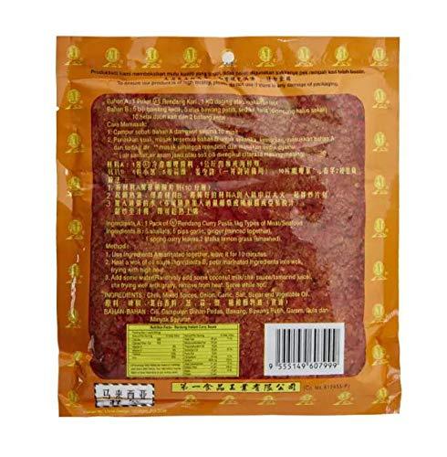 A1 Best One Instant Curry Sauce (Rendang/Added Spice Flavor), 1 bag of 230 grams (8.11 ounces) - Mighty Depot