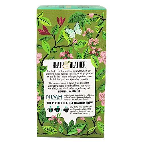 HEATH & HEATHER Organic Green Tea with Moroccan Mint 20ct, 20 CT - Mighty Depot