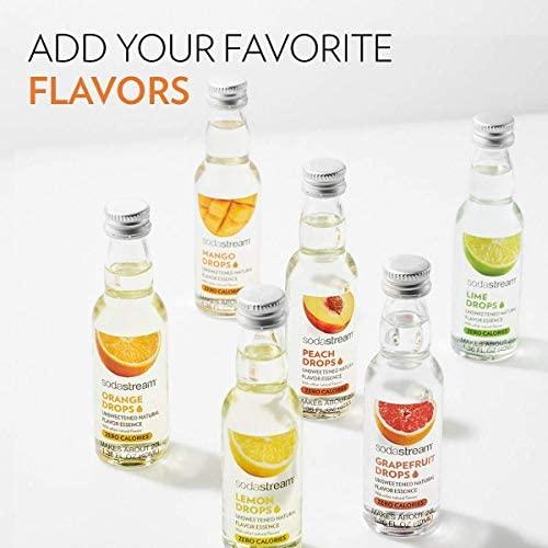 SodaStream Fizzi Sparkling Water Maker (Black) with CO2 and BPA free Bottle - Mighty Depot