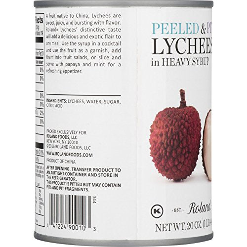 Roland Lychees In Heavy Syrup, 20 oz - Mighty Depot