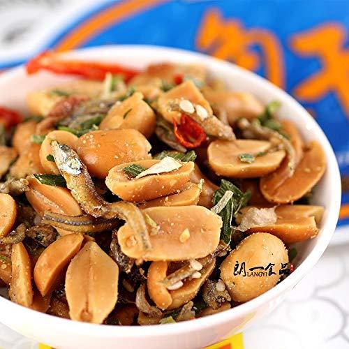 Spicy Dried Fish (Anchovies) with Crunchy Peanuts in Snack Size Packets 2.8 oz - Mighty Depot