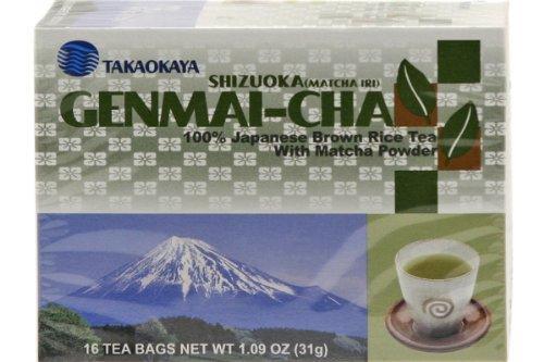 Genmai-Cha (Brown Rice Tea with Matcha Powder) - 1.09oz (Pack of 1) - Mighty Depot