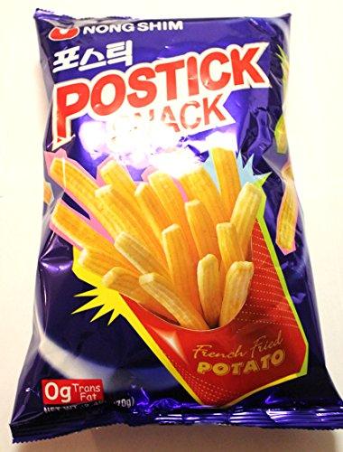 Nong Shim Postick Snack French Fried Potato Chips 70g (Pack of 4) - Mighty Depot