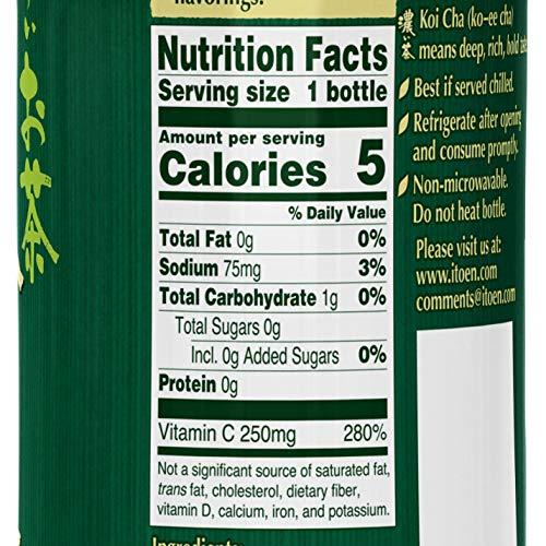 Ito En Oi Ocha Dark Green Tea, Unsweetened, 16.9 oz - Mighty Depot