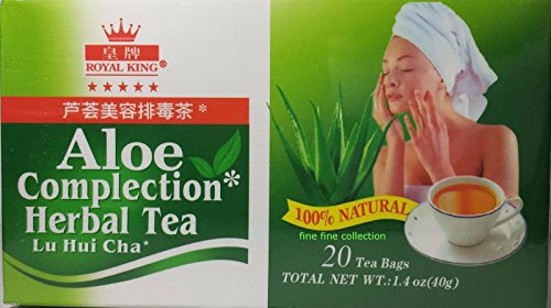 ROYAL KING Aloe Complection Herbal Tea (20 tea bags ) - Mighty Depot