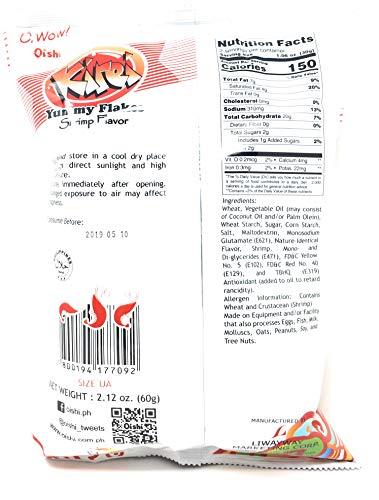 Oishi Kirei Yummy Flakes Shrimp Flavor, 2.12oz (60g) 3 pack - Mighty Depot
