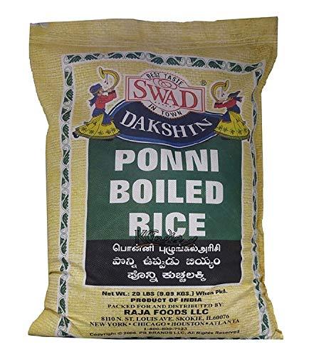 Swad Ponni Boiled Rice - 10 lbs., 4.54kg - Mighty Depot