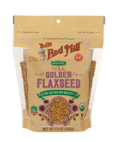 Bob's Red Mill Resealable Organic Whole Golden Flaxseed, 13 Oz (6 Pack) - Mighty Depot