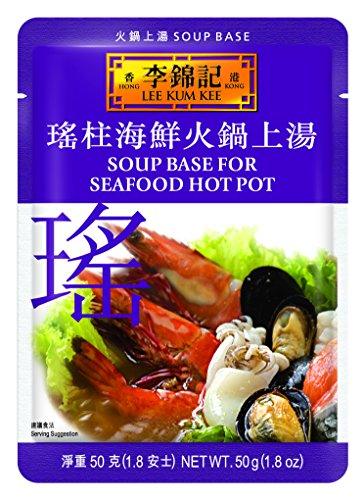 Lee Kum Kee Soup Base For Seafood Hot Pot, 1.8-Ounce Pouches (Pack of 12) - Mighty Depot