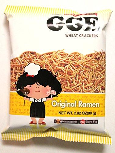 Wei Lih GGE Wheat Crackers Original Ramen, 2.82 Oz (Pack of 5) - Mighty Depot