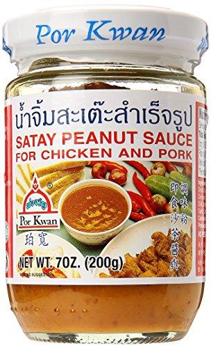 Por Kwan - Satay Peanut Sauce (Net Wt. 7 Oz.) - Mighty Depot