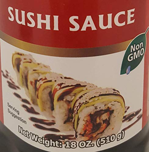 Sushi Sauce | Eel sauce Non GMO | Shirakiku 18 oz Pack of 1 - Mighty Depot