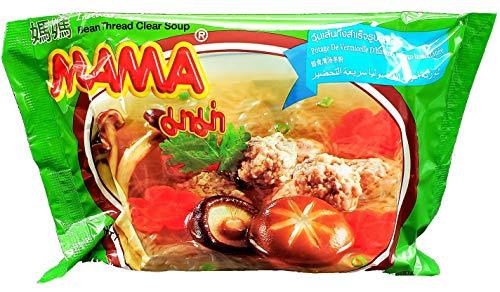 MAMA Ramen Style Instant Oriental Noodles | Bean Thread Clear Soup Flavor | 10 Pack - Mighty Depot