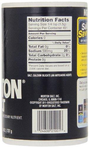 Morton Plain Salt, 26-Ounce (Pack of 24) - Mighty Depot