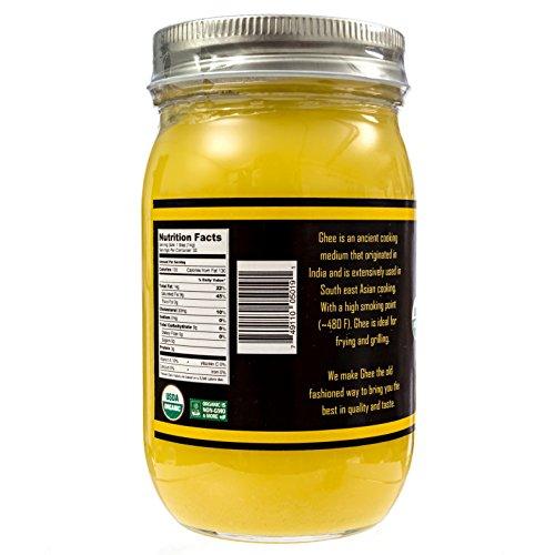 OJAS Organic Ghee, Home-style, 16 oz. - Mighty Depot
