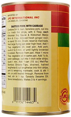 Welpac Whole Bamboo Shoot Tips, 15 Ounce (Pack of 12) - Mighty Depot