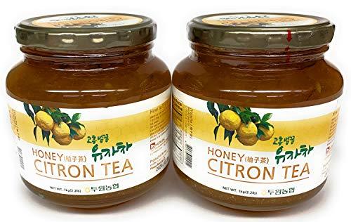 Korean Honey Citron Tea - 2.2 Pound Jar (Pack of 2) - Mighty Depot
