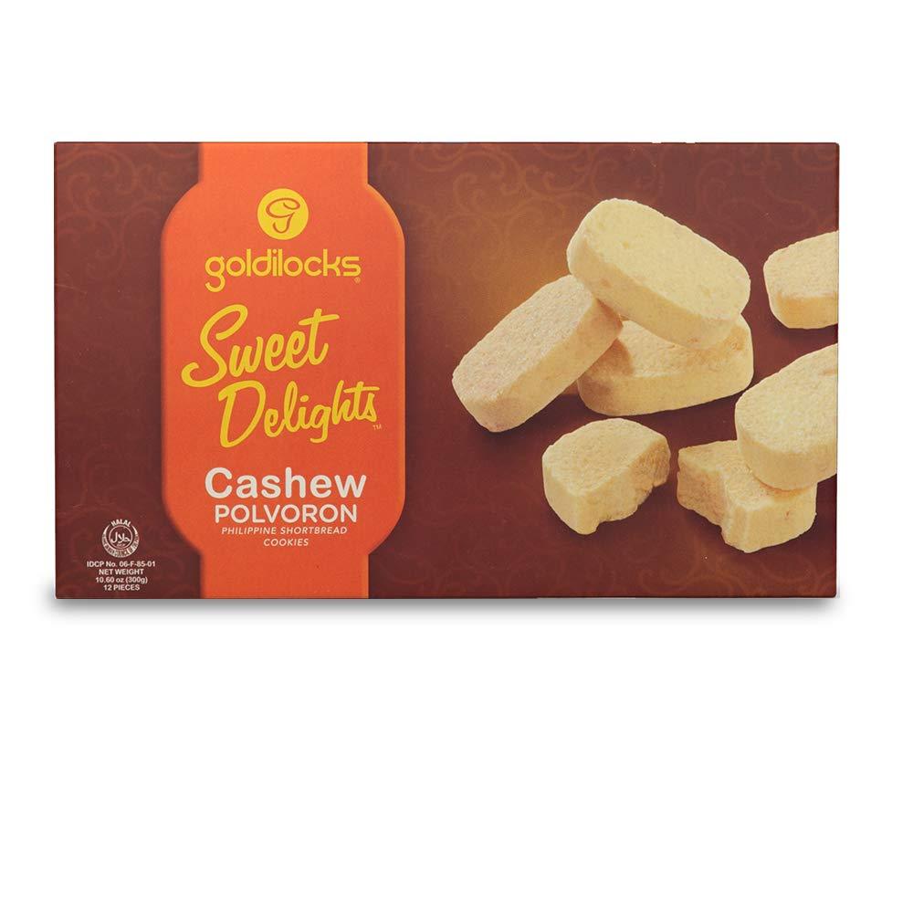 Goldilocks Sweet Delights Cashew Polvoron 10.60oz (300g) - Mighty Depot
